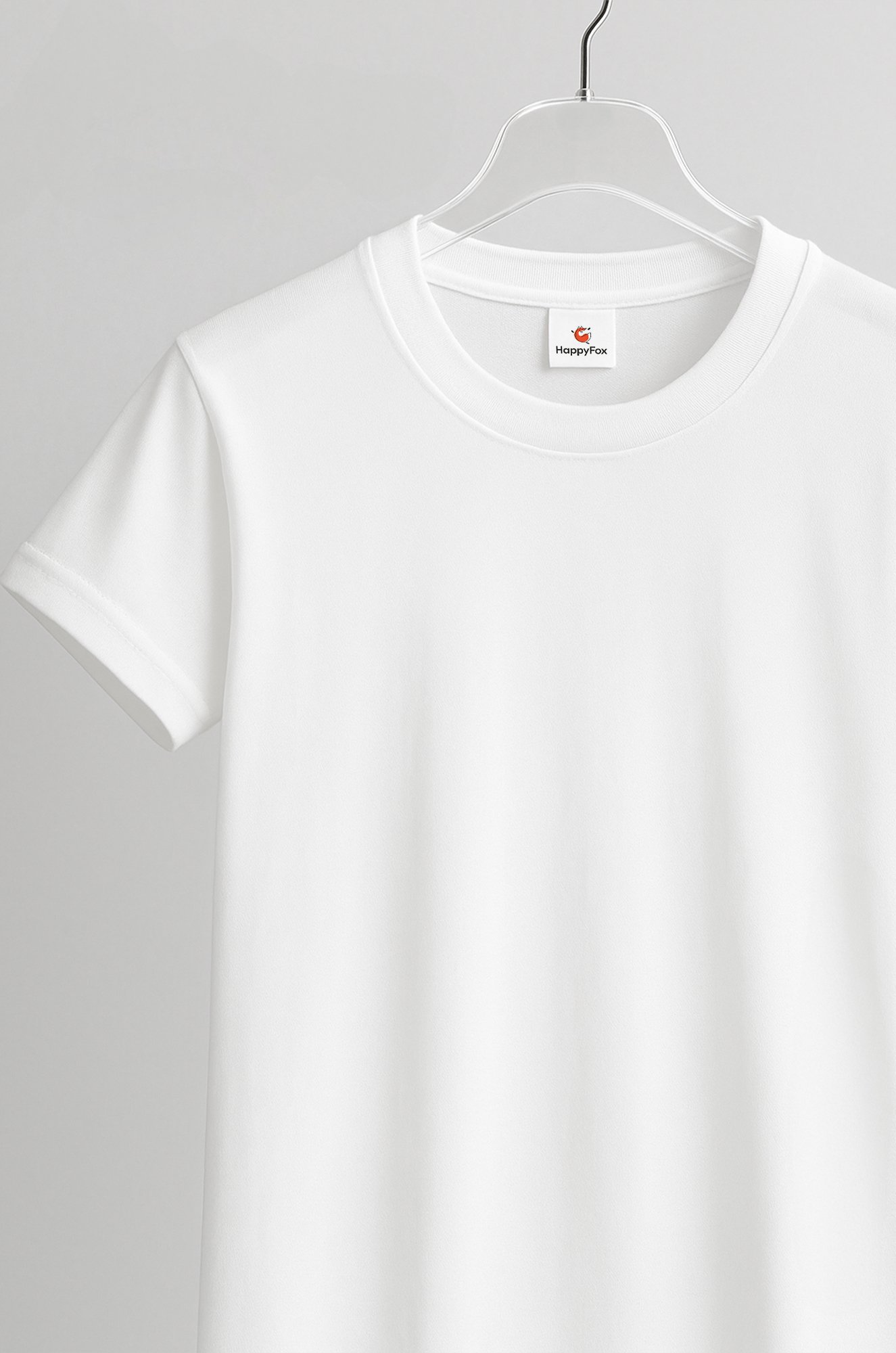 Детская однотонная футболка Happyfox