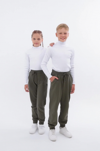 Детские брюки из футера с микроначесом