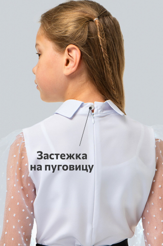 Блузка для девочки с добавлением вискозы