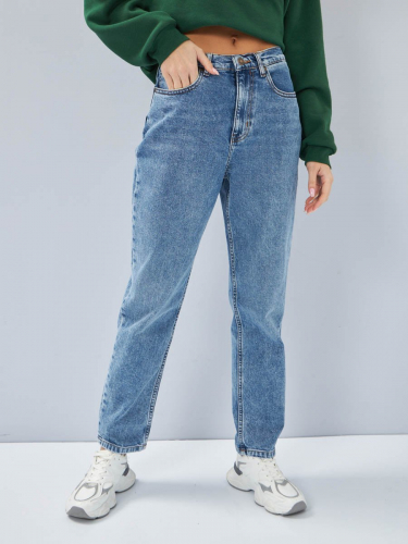 Женские джинсы арт. 19752 стирка средняя