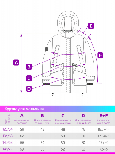 КУРТКА 4з3924 капучино