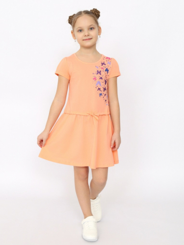 CSKG 63765-47-395 Платье для девочки,персиковый