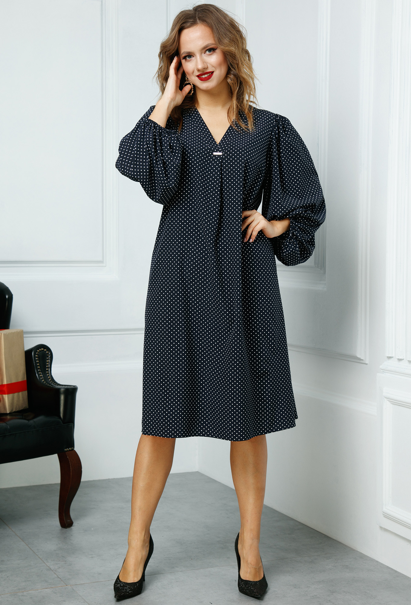 ст. цена2499руб.! Платье Anastasia 517 синий