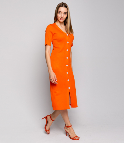 Ст.цена 950руб.Платье #КТ83019, оранжевый