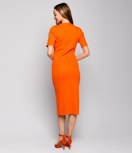 Ст.цена 950руб.Платье #КТ83019, оранжевый