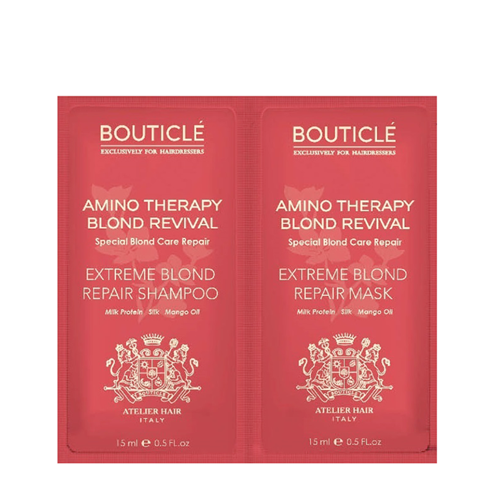 BOUTICLE Набор для волос (шампунь 15 мл + маска 15 мл) Extreme Blond Repair