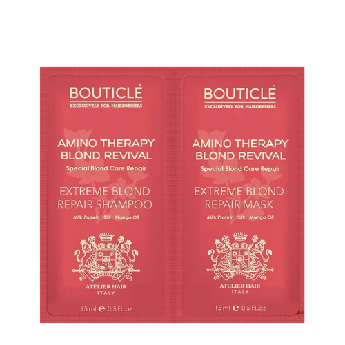 BOUTICLE Набор для волос (шампунь 15 мл + маска 15 мл) Extreme Blond Repair