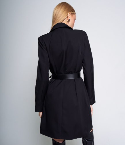 Платье-пиджак #БШ2028, чёрный