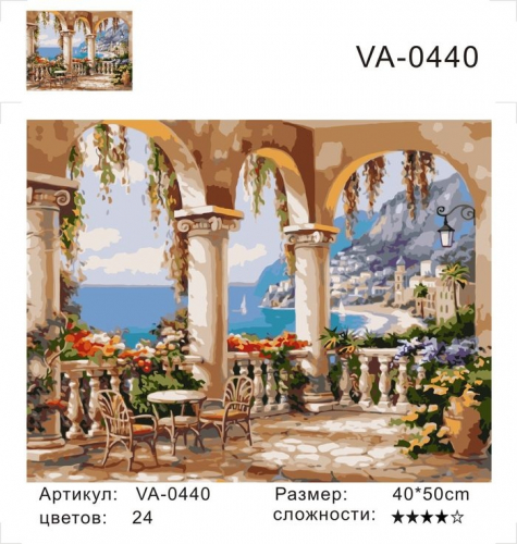 Картины по номерам Вид на гавань