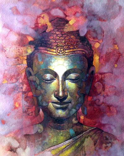 Картина по номерам 40х50 Статуя Будды