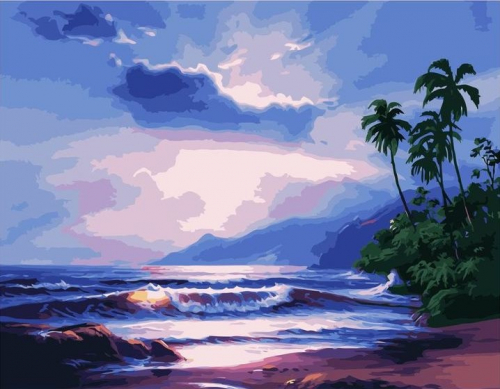 Картины по номерам Тропический пляж