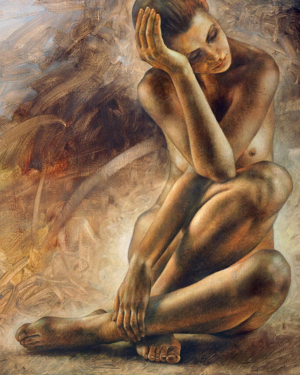 Алмазная мозаика круглыми стразами 40x50