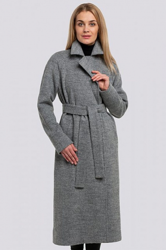 Пальто GIPNOZ 618-Р светло-серый меланж