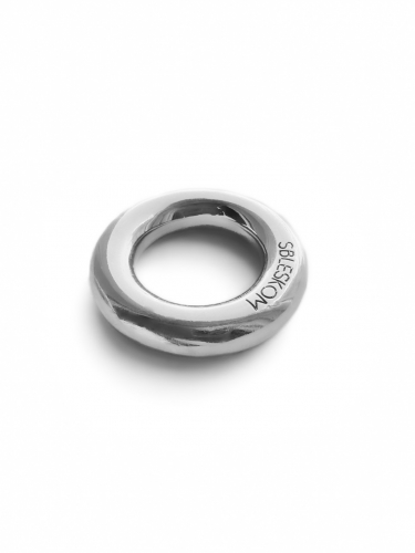Серебряное объемное кольцо 
