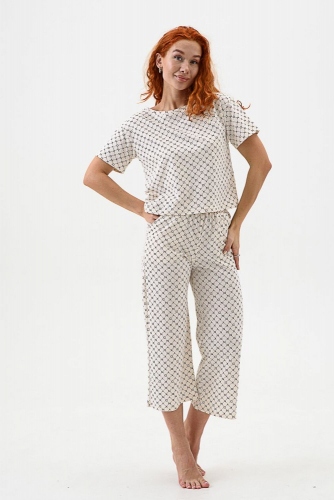 Женская пижама - Пижама 11883 - буквы (Нл)