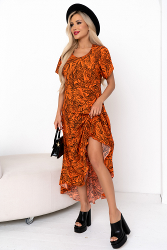 Платье Магия лета (оранжевый) Р11-867/28
