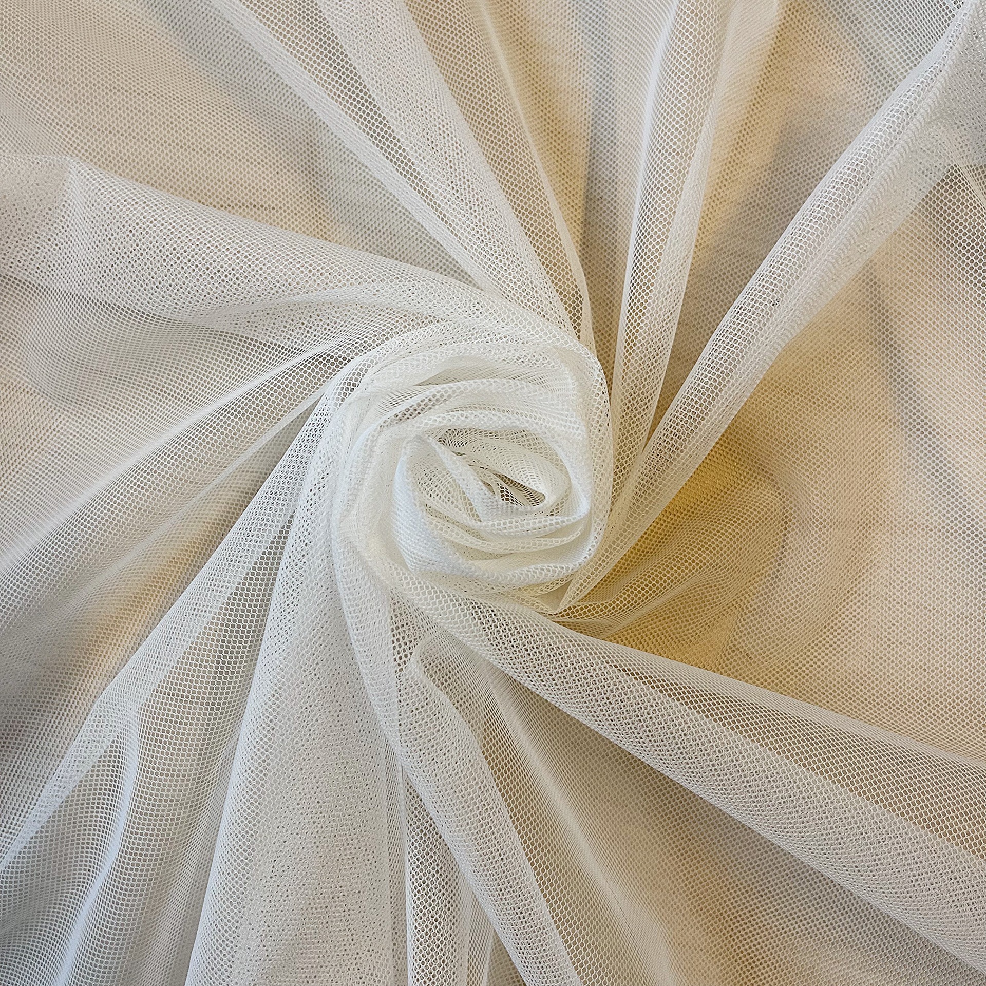 Тюль микросетка ГРЕК №1111 крем Турция 280 см