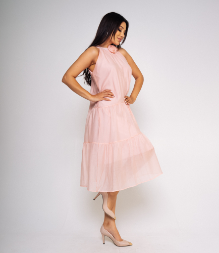 Ст.цена 980руб.Платье #КТ912 (5), розовый