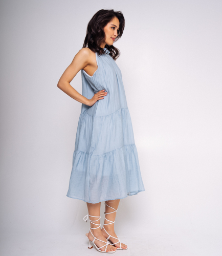 Ст.цена 980руб.Платье #КТ912 (5), голубой