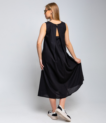 Платье #КТ2631, чёрный