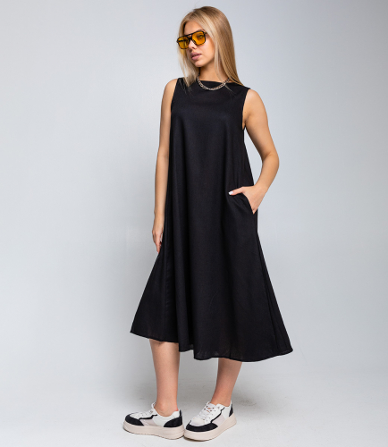 Ст.цена 1320руб.Платье #КТ2631, чёрный