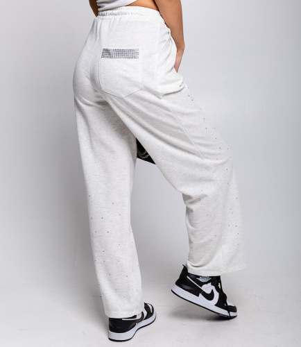 Ст.цена 1330руб.Спортивные брюки #МСК8858, светло-серый меланж