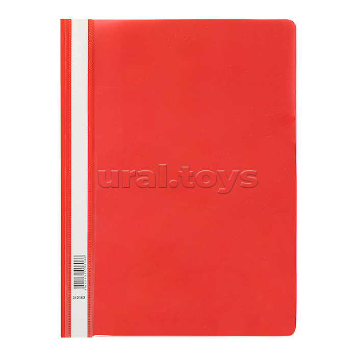 Папка-скоросшиватель A4 120/160 мкм, песок, красный