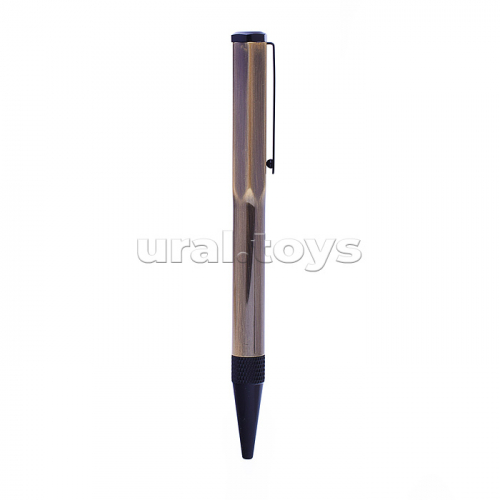 Ручка шариковая с поворотным механизмом MATT G, синяя, пулевидный пиш.узел 0,7 мм, корпус металлический, сменный стержень 99 мм типа Parker, подарочная упаковка