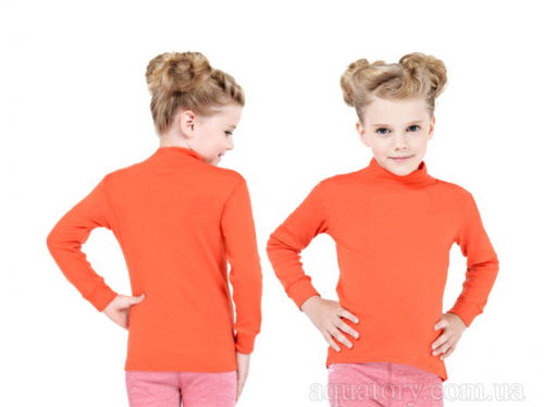Soft City Style  Водолазка детская с длинным рукавом, цвет оранжевый