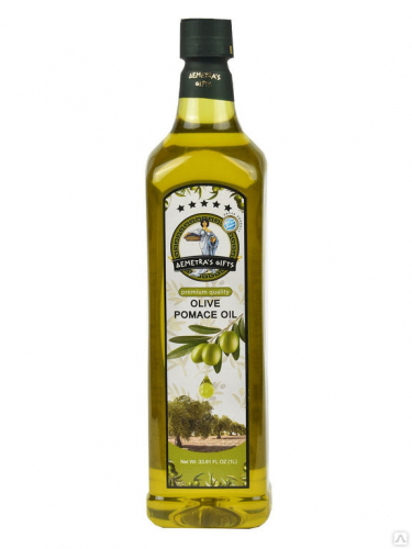 Оливковое масло рафинированное Помас Дары Деметры 1 литр пластик  Греция