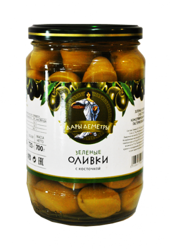 Оливки Супергигант с/к Дары Деметры 720 гр