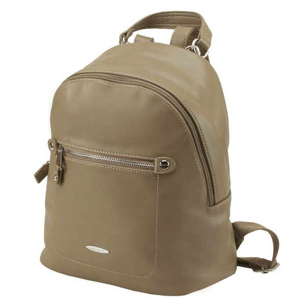 Рюкзак женский из экокожи David Jones. 5675 A-2 khaki