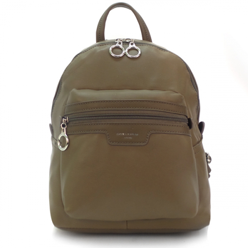 СКИДКА. Рюкзак женский из экокожи David Jones. CM 3530 khaki