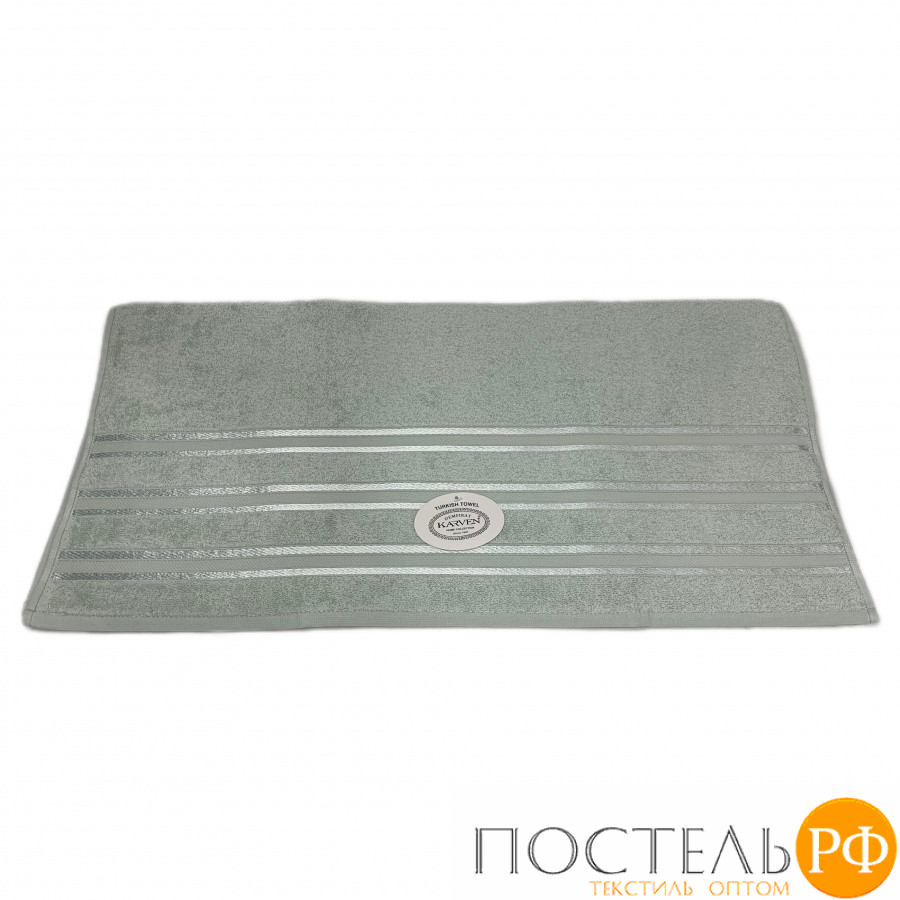 Набор полотенец Карвен Micro Delux 50*90 3шт. махра HS 1010 v2 bej/krem/a.yesil