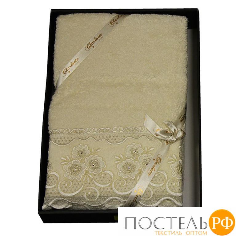 SERVALLI Н-р полотенец 1+1 3583-С 40*60+60*110, 100% хлопок, Бежевый
