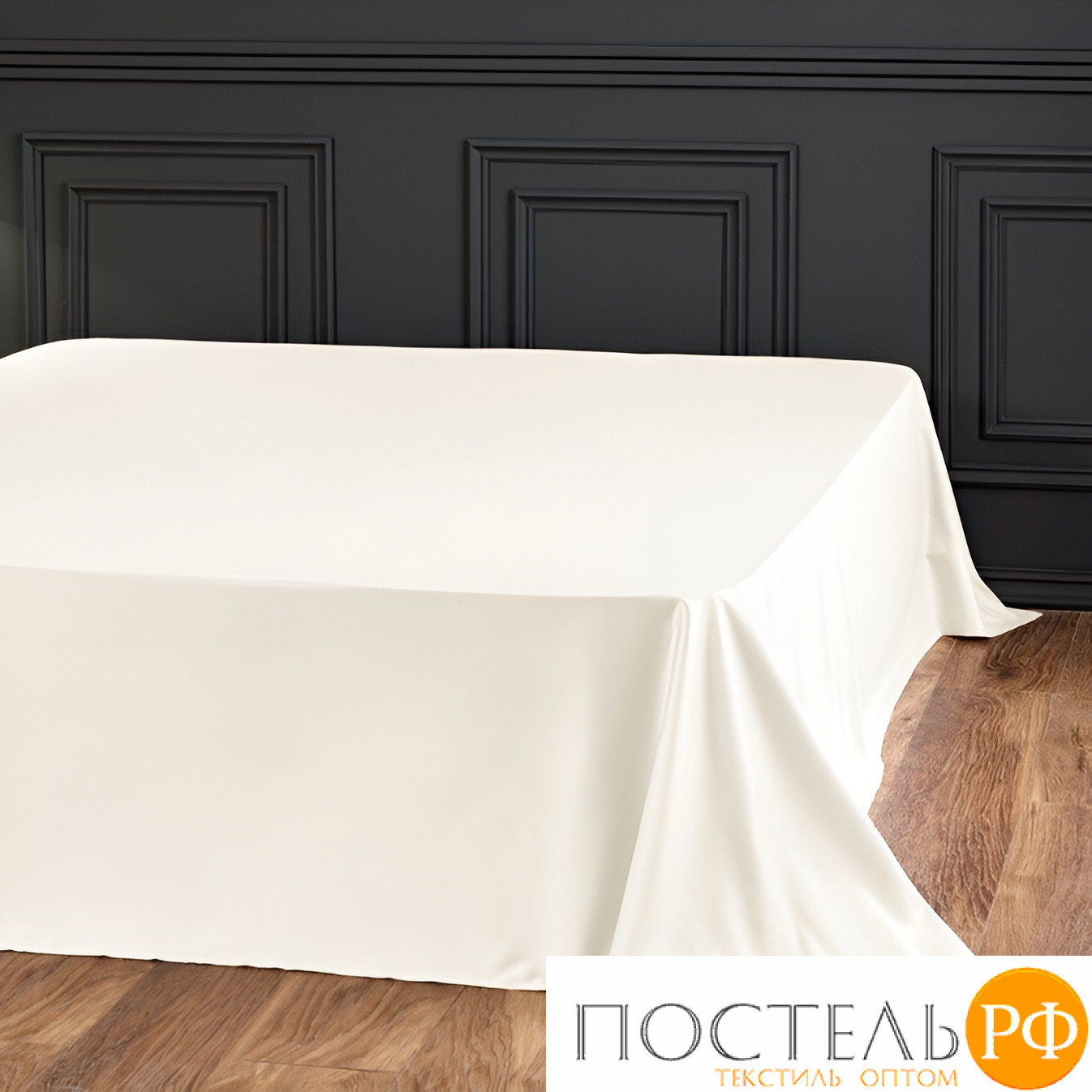 T1224t10006101 Простыня Tivolyo home сатин белый Евро