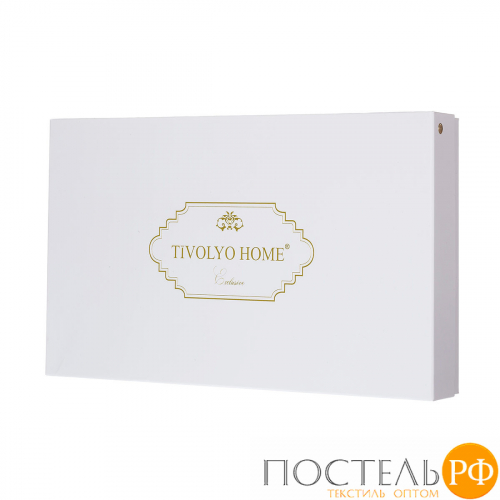 NT773BEJ2 Комплект постельного белья Tivolyo home LEAFY бежевый Евро