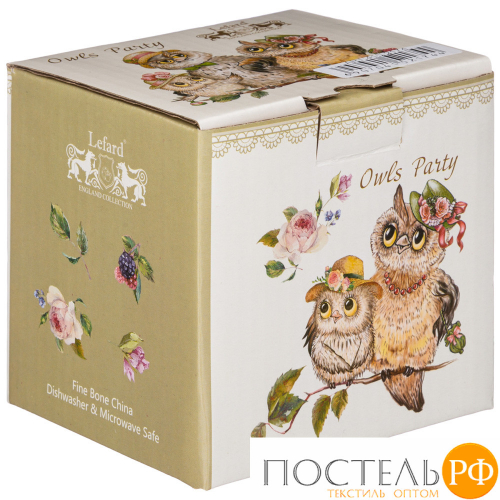 415-2175 ПОДСТАВКА ПОД ЧАЙНЫЕ ЛОЖКИ LEFARD OWLS PARTY 9 СМ (КОР=24ШТ.)