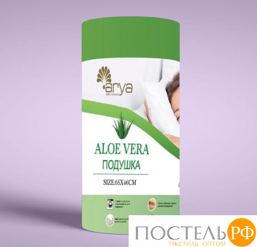 Подушка Arya Алоэ Вера Memory Foam 66x46 Aloe Vera Белый