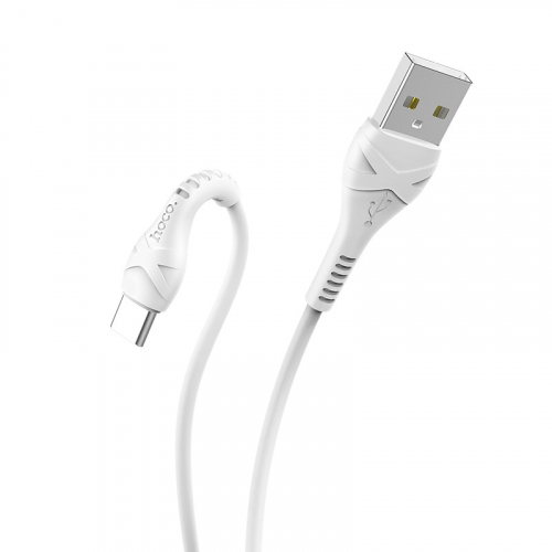 Кабель Hoco X 37 USB A, Type-C, ПВХ, белый в коробке, 1м (30)