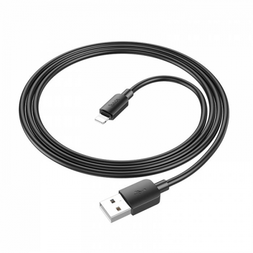 Кабель Hoco X 96 USB A, Lightning, ПВХ, черный 1м, 2.4A