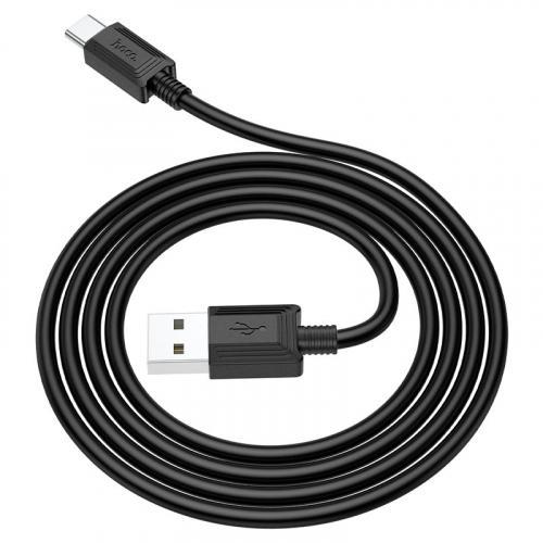 Кабель Hoco X 73 USB A, Type-C, ПВХ, 3A, черный в коробке, 1м