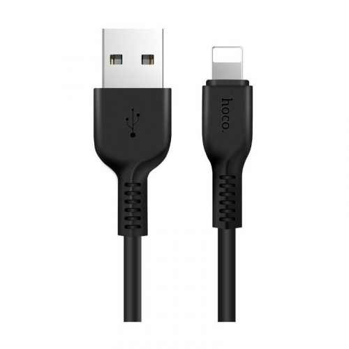 Кабель Hoco X 20 USB A, Lightning, ПВХ, черный 2м, в коробке (30)