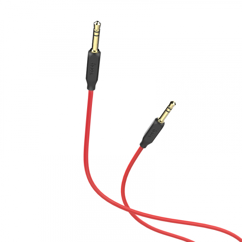 Кабель Hoco UPA11, 3.5 Jack (M) - 3.5 Jack (М) ПВХ, круглый, черный, 1 м (30)