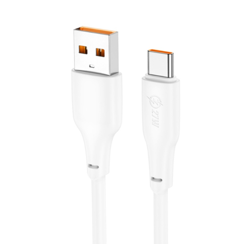 Кабель Hoco X 93 USB A, Type-C, ПВХ, 3A, (27W) белый в коробке, 1м (37)