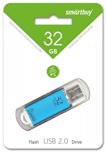 Флэш-диск USB SmartBuy 32 GB V-Cut Blue