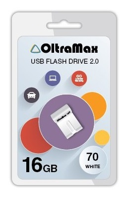 Флэш-диск USB OltraMax 16 GB 70 белый