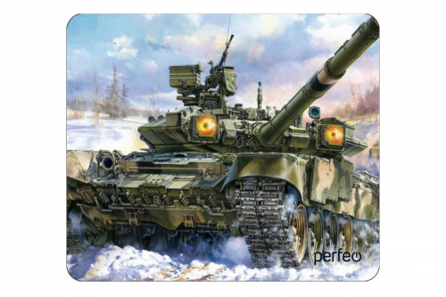 Коврик для мыши Perfeo Tanks (180*220*2 мм), рис. 8, ткань+резиновое основание