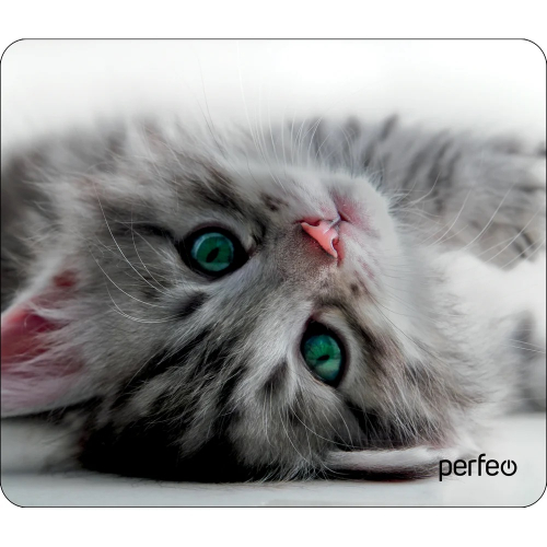 Коврик для мыши Perfeo Cat (194*233*3 мм), рис.29, полипропилен+вспененный пластик