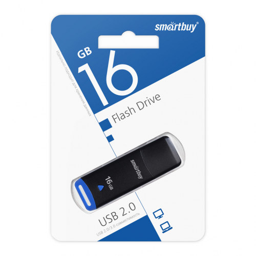 Флэш-диск USB SmartBuy 16 GB EASY черный